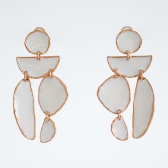 Zara Jewelry - Enameled Drop Earrings!